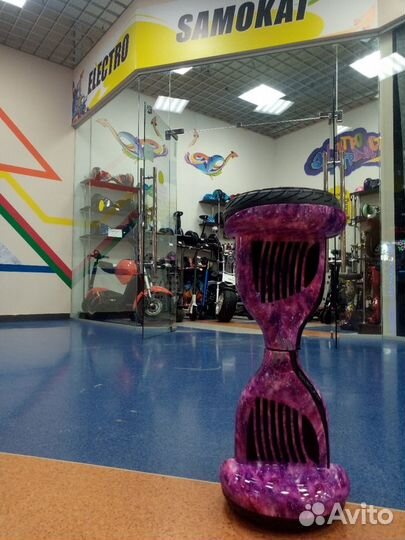 Новый гироскутер розовый космос GT 10.5 дюймов