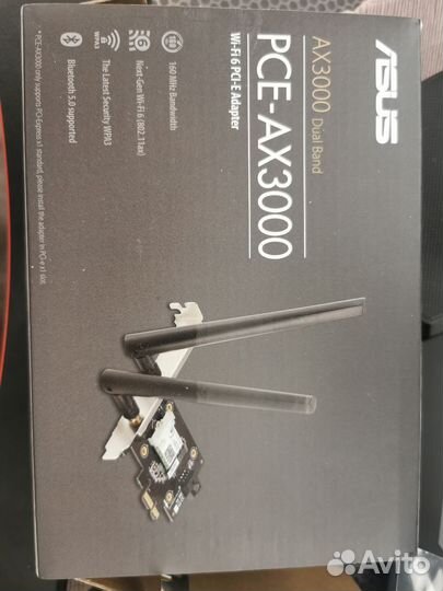 Wi-Fi адаптер asus PCE-AX3000
