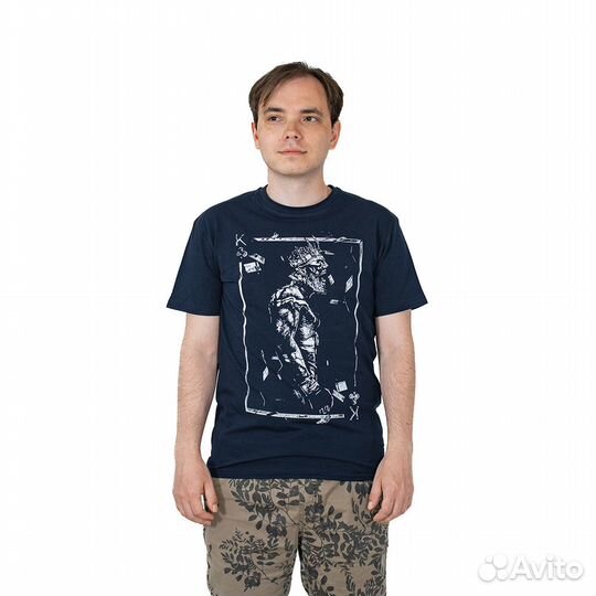 62756 Футболка Король синий (KG, 52, (52)