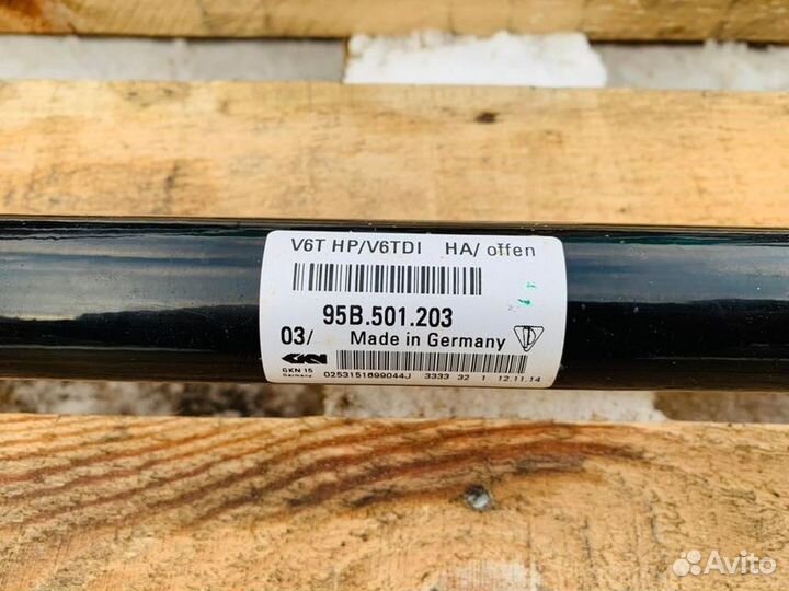 Приводной вал задний правый Porsche Macan 95B 2016