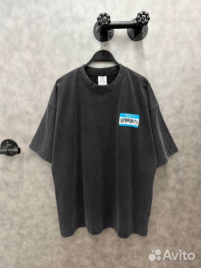 Футболки Vetements my name is (хит 2024)