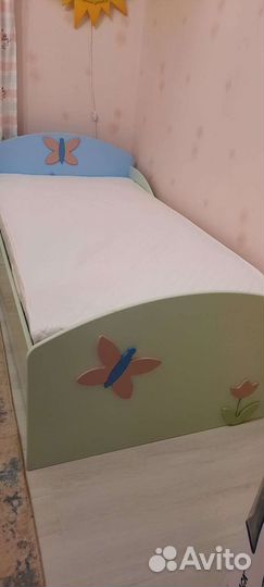 Детская кровать от 3 лет с бортиками бу