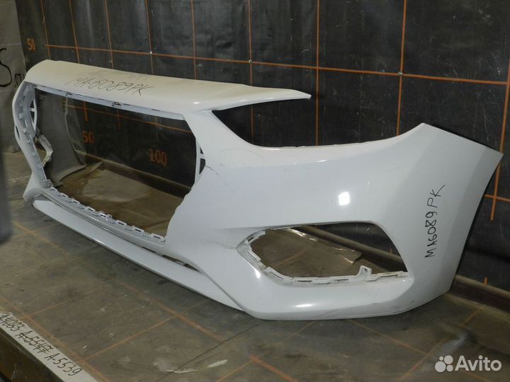 Бампер передний - Hyundai Solaris 2 (2017-20гг)