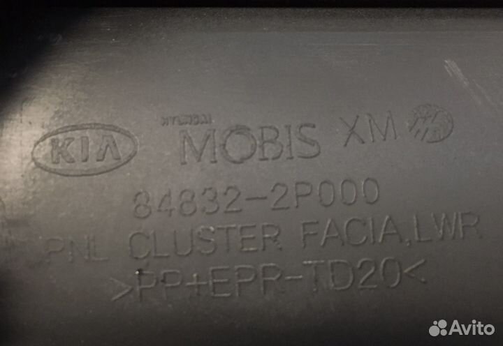 Накладка панель приборов KIA Sorento 2