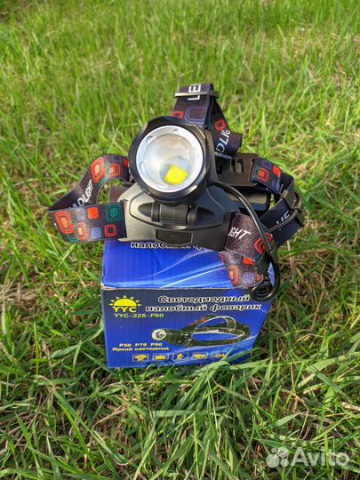 Мощный налобный фонарь
