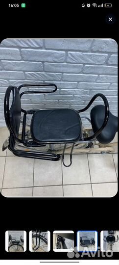 Детское кресло на багажник велосипеда
