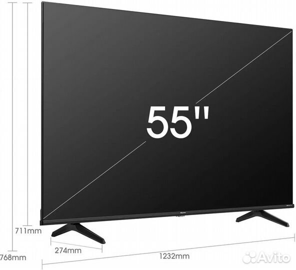 Телевизор Hisense 55E7HQ 2022 qled
