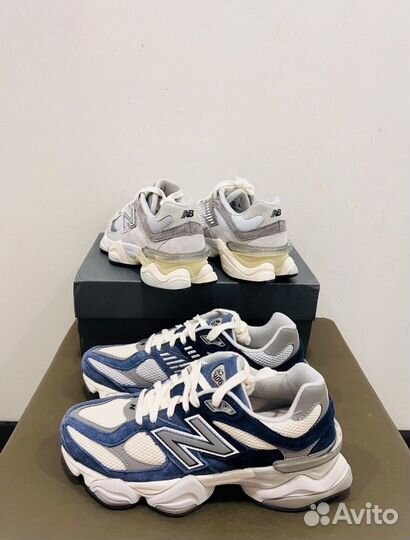 Оригинал New Balance 9060 Серые Кроссовки