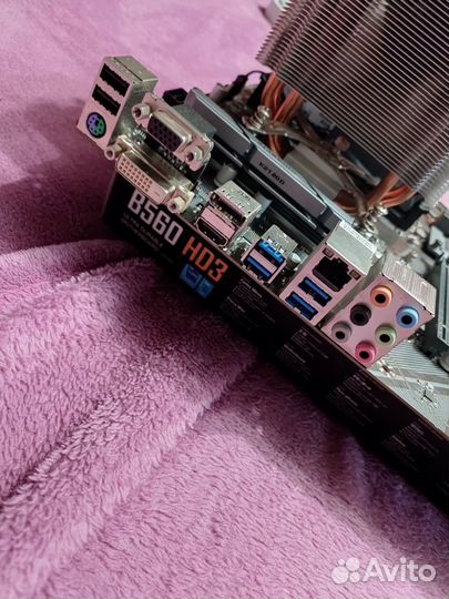 Связка lga 1200/i5 10500/gigabyte b560 hd3/16gb