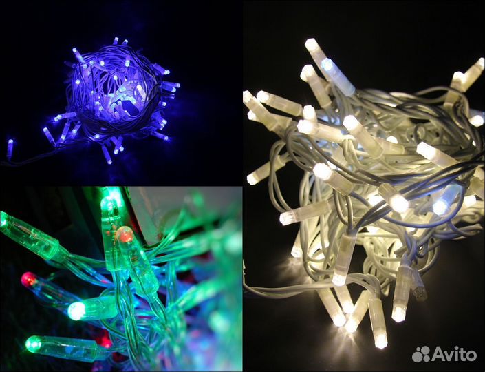 Гирлянда Нить для декора. украшение деревьев