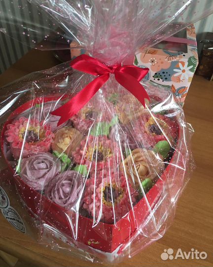 Букеты, композиции из зефира