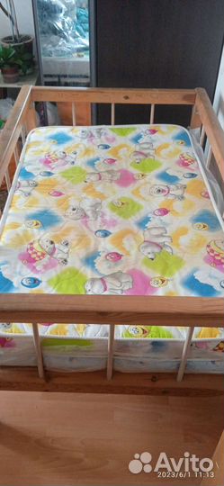 Детская кровать 140 на 90 см с матрасом