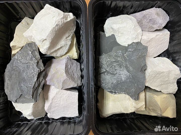 Природный мел и глина Ассорти