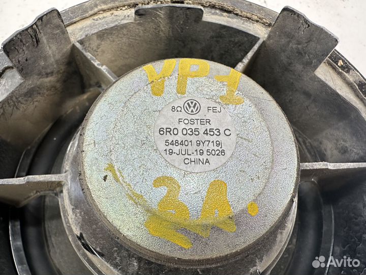 Volkswagen Polo 5 2019 Динамики в дверь пара