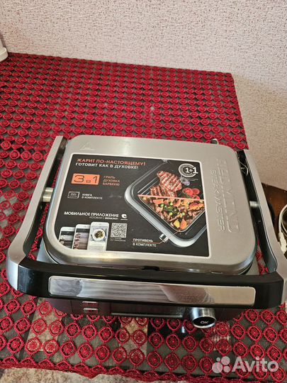 Электрогриль redmond