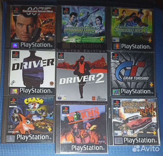 Лицензионные игры PS1