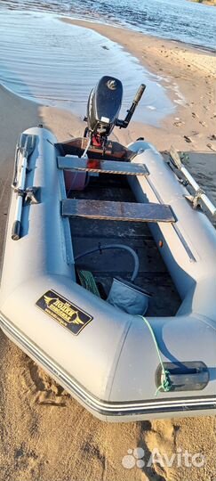 Надувная лодка пвх бу с мотором