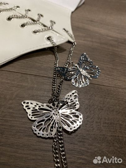 Корсет с бабочками на резинке