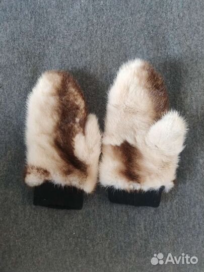 Норковые варежки