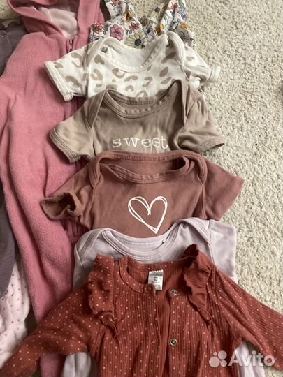 Продам вещи пакетом на девочку 62-74 размера