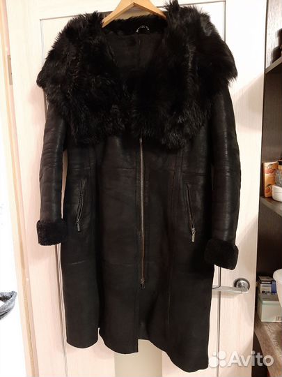 Дублёнка. Мех. Нат.кожа 50 р-р.Тёплая