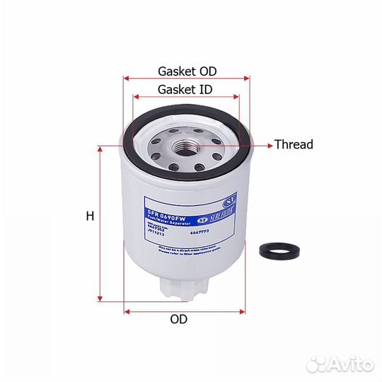 Фильтр топливный sure filter