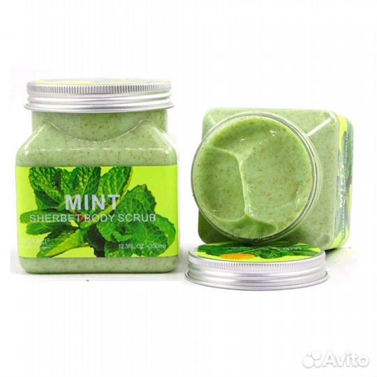 Скраб для тела sherbet body scrub Мята