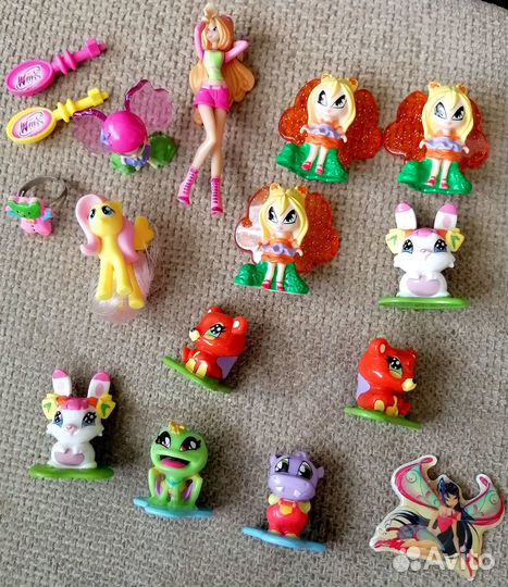Игрушки из Киндер-Сюрприз: Винкс,Пикси,Шрек