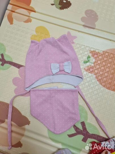 Комплект шапка, шарф