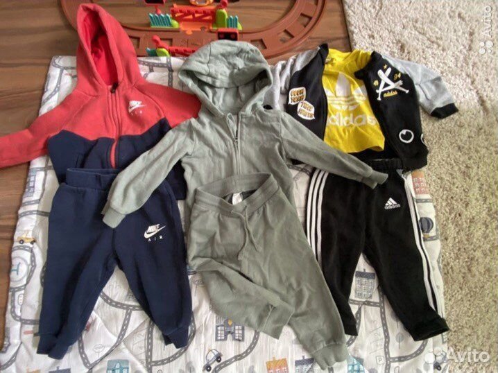 Костюмы adidas h&m nike 74, 80 размер