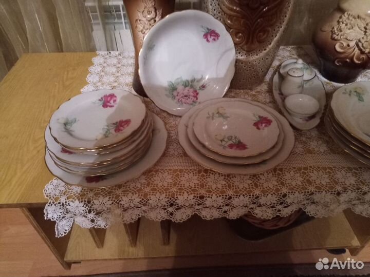 Сервиз столовый фарфор дулево на 4 персоны