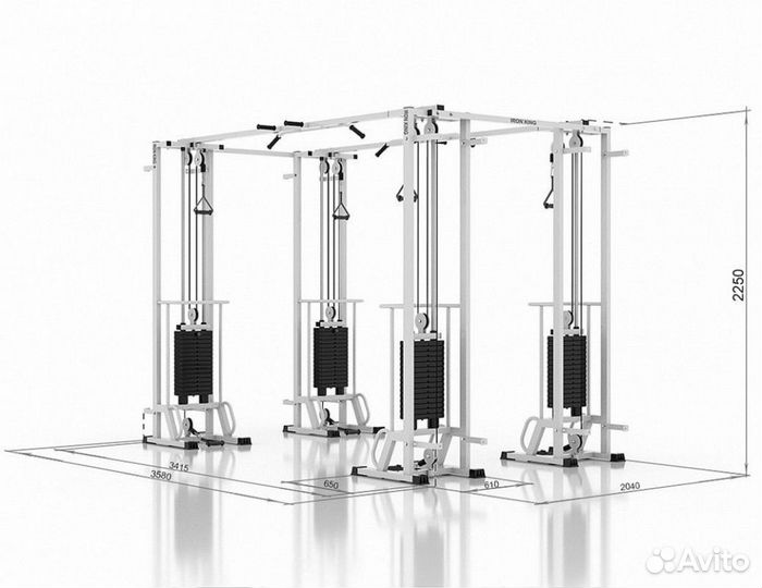 Кроссовер сдвоенный Iron King Эконом IK 35-60