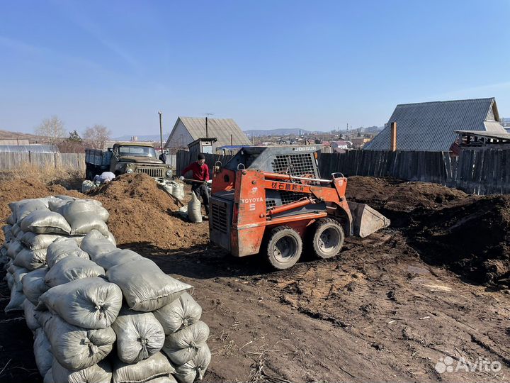 Перегной в мешках