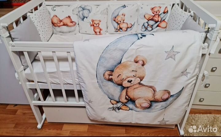 Комплект бортиков в кроватку