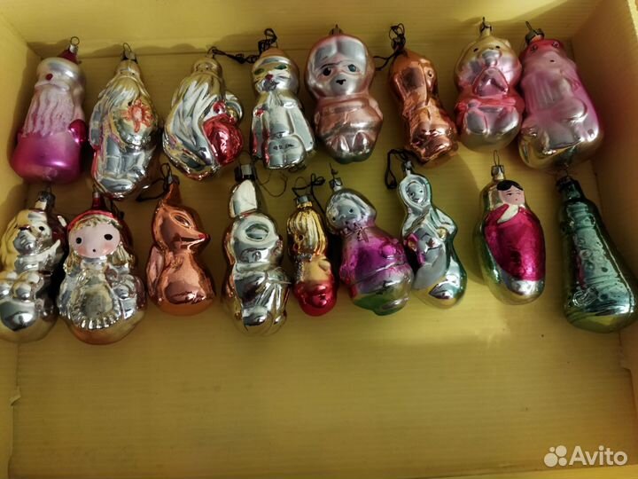 Елочные игрушки СССР