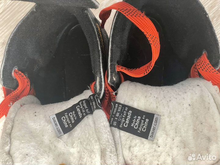 Хоккейные коньки bauer размер 32