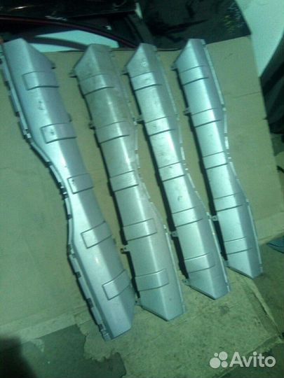 Накладка заднего бампера Mitsubishi Pajero 2006-20