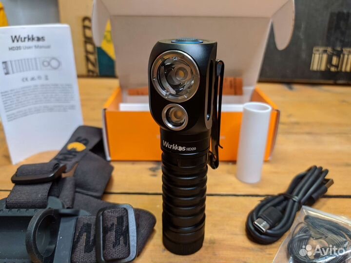 Wurkkos HD20 + акб, зеленый