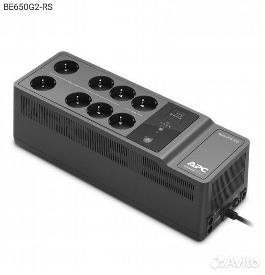 BE650G2-RS, ибп APC by SE Back-UPS BE 650 ва, Brick