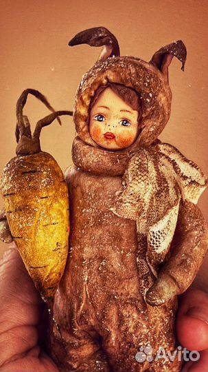 Ватная игрушка «Зайка»