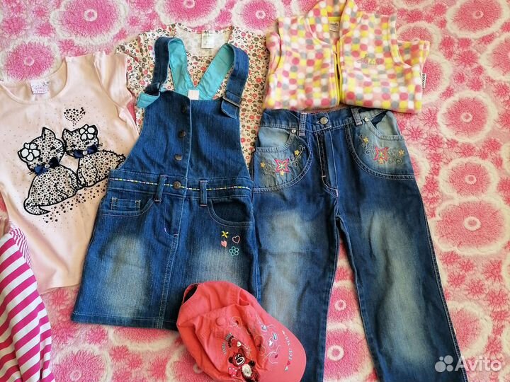 Детские вещи пакетом для девочек 104 110