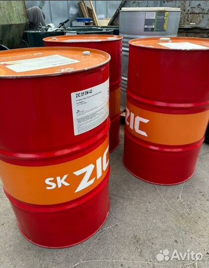 Моторное масло ZIC X9 5W40 200л