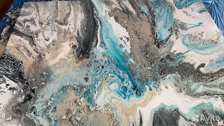 Картина из жидкого акрила