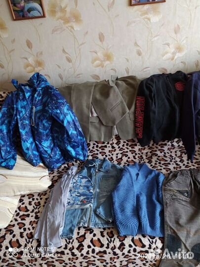 2 больших пакета вещей на мальчика 5-7 лет