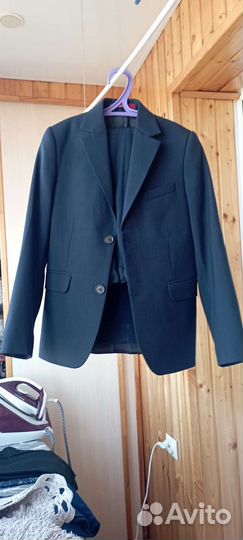 Школьный костюм для мальчика 134 синий