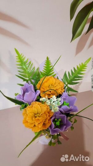 Мыльные цветы, букеты