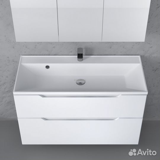 Jorno Prm.01.100/P/W/JR Тумба Prime 100, подвесная