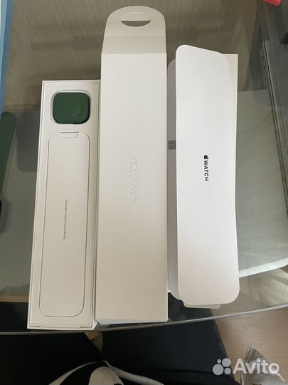 Часы apple watch 7 45 mm green