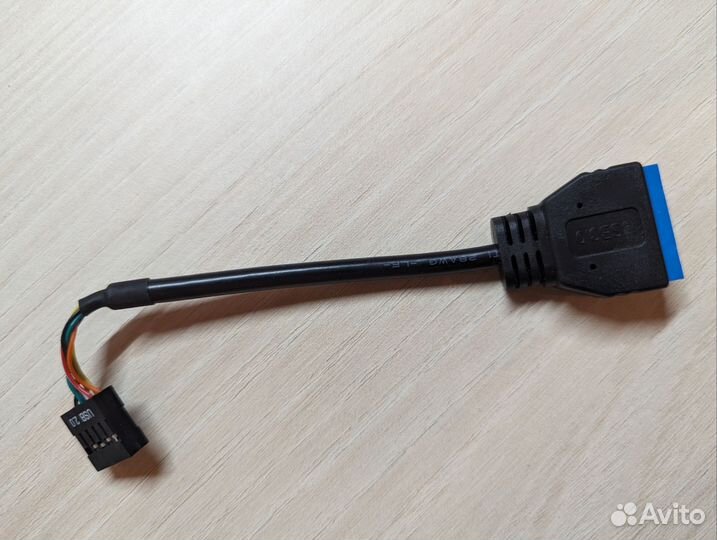 Шлейф для материнской платы USB 2.0 F USB 3.0 М