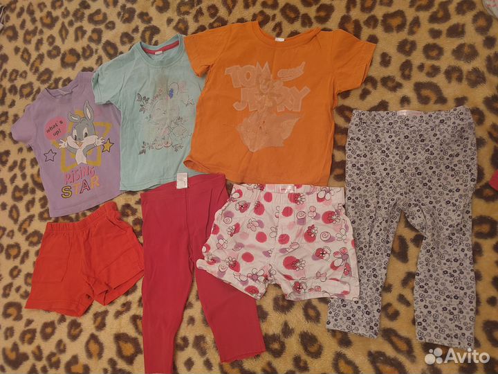 Детские вещи на девочку пакетом 86 92